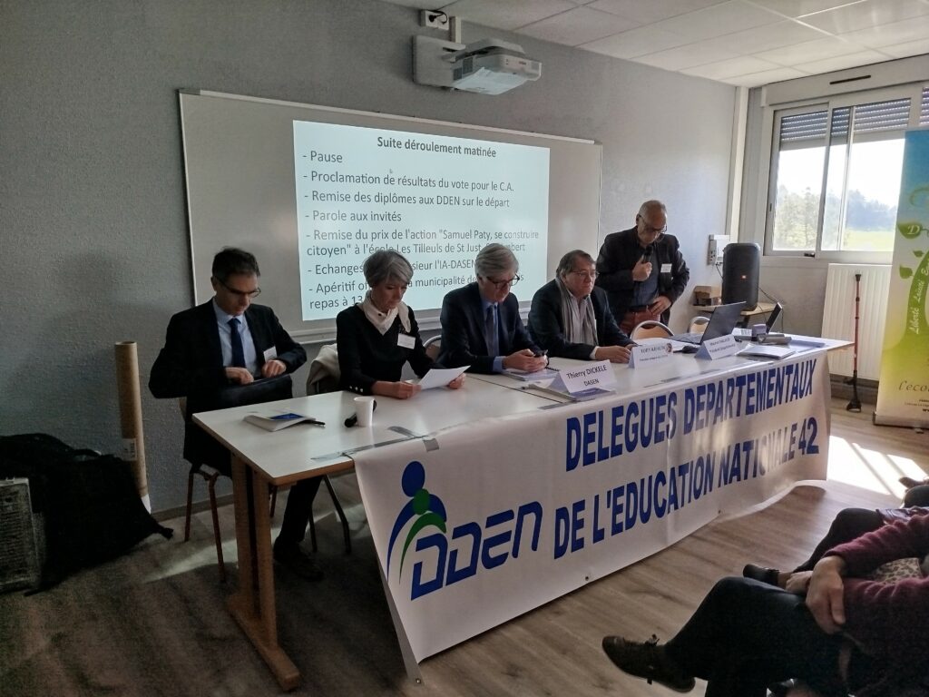 Mot d'accueil de Monsieur l'IA-DASEN